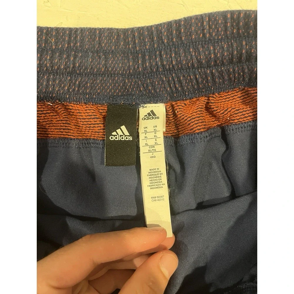 Adidas Pants Mens‎ XL Blue Track Sport SID Training Gym Athletic CV3219